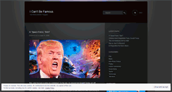 Desktop Screenshot of icantbefamous.com
